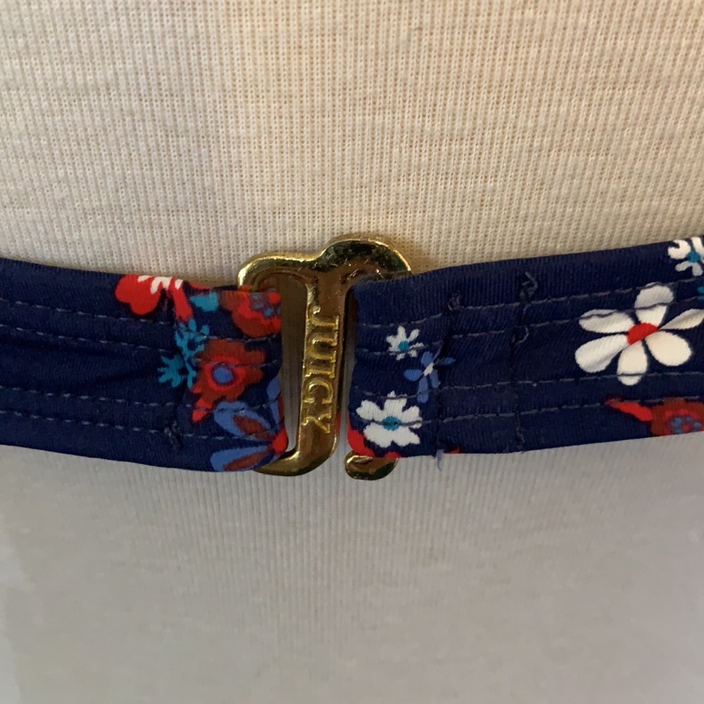 Juicy couture floral ruffle underwire bikini top and bottom - Picture 5 of 9